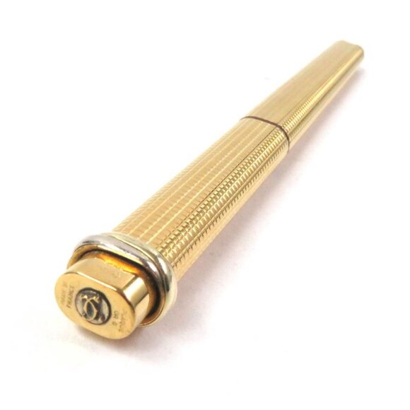 Cartier Vintage Block Check Trinity Double C Logo Capped Ballpoint main image 5